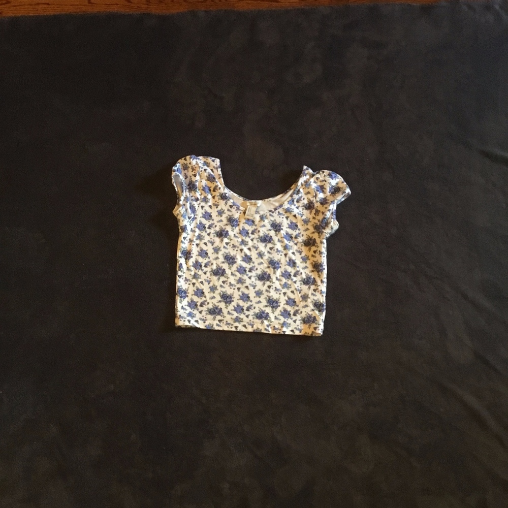 floral crop top